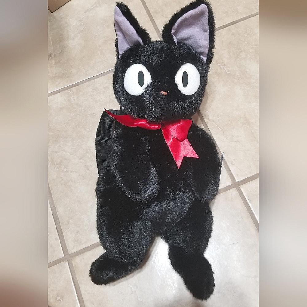 Bandai Namco Studio Ghibli Kiki's Delivery Service Jiji Plush Backpack
